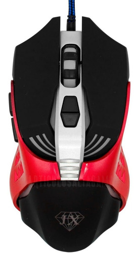 Mouse Gamer Jx-520 Con Cable Usb Óptico 6 Botones Scroll