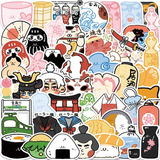 50 Pegatinas Kawaii De Estilo Japonés Con Diseño De Grafitis