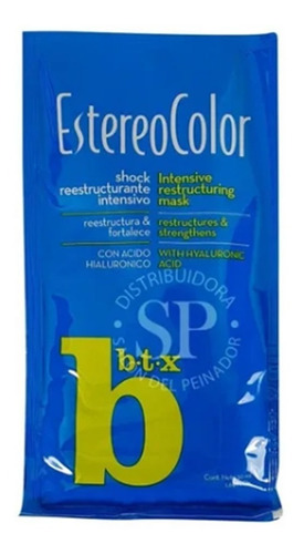 Shock Restructurante Btx Acido Hialuronico Estereocolor 50ml