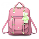 Bolso De Mujer Mochila Estilo Coreano Bolso Colgante De Oso