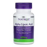 Natrol Ácido Alfa Lipoico 600 Mg 30 Caps Sfn