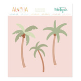 Scrapbooking Set De 5 Troqueles - Palmeras Aloha - Mintopía