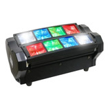 Led Spider Beam Cabeza Movil Rgbw Dmx 8x3w Luz Disco