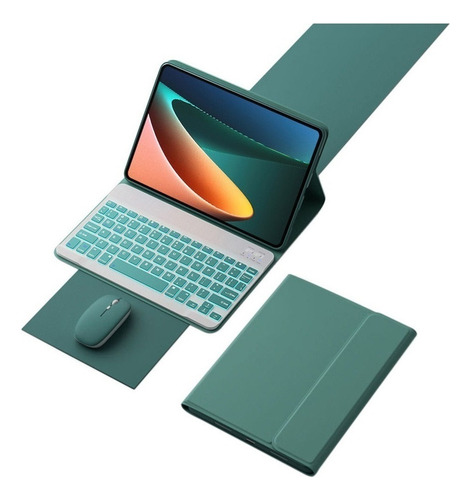 Capa + Teclado Iluminado + Mouse Para Lenovo 3ª Geração,