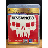 Resistance 3 Ps3 Original Usado Playstation 3