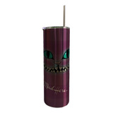 Termo Café Skinny Tumbler Termo Cheshire Gato De Alicia