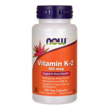 Now Foods Vitamina K-2 (100 Mcg )100 Capsulas