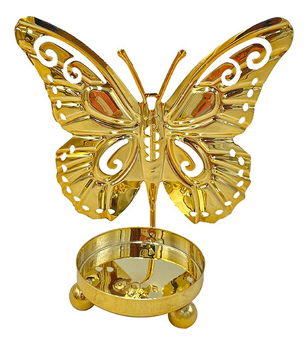 Castiçal Borboleta De Ferro Forjado, Festival Decorativo, Qu