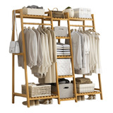 Closet Ropero Organizador Armable  Hogar Reforzado Madera