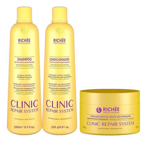 Richée Clinic Repair System Kit (3 Produtos)