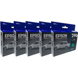 Combo 5 Cartucho Tinta Epson T296 Negro T296120 C13t30812a