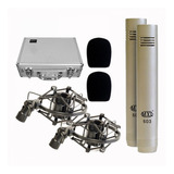 Mxl 603 Micrófono Condensador De Diafragma Pequeño Set X 2