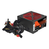 Fuente Pc 750w Gamer Sentey Lnz Xt750-ps 120mm Fan Led Rojo