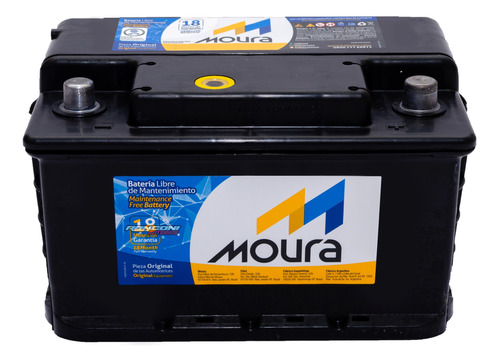 Bateria Moura 12x75 Original 24kd Brasil 