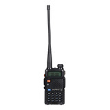 Walkie Talkie Baofeng Us Plug Amateur Bf-uv5r Radio Fm Negra