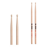 Palillos Bateria Vic Firth 5a Punta Madera Hickory Pro