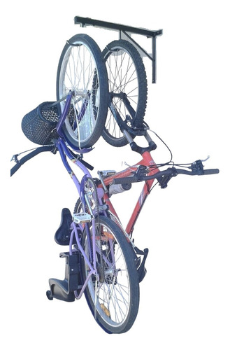 Soporte Pared Vertical 2 Bicicletas - Modelo J2