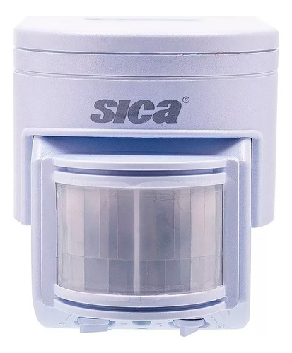 Detector De Movimiento Sica Pared C/base Blanco