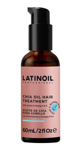 Latinoil Aceite Reparador Chia Oil Hair Treatment 60ml 