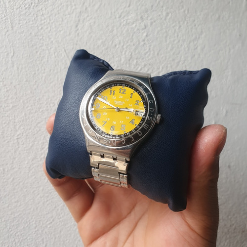 Reloj Swatch Iron Big Happy Joe Yellow Para Caballero 