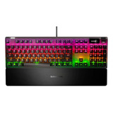 Teclado Gamer Steelseries Apex 7 Preto Us Red Switch