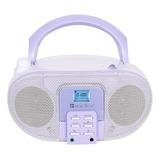 Reproductor De Cd Portátil Boombox De Serie Macarons D...