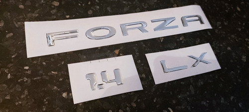Kit De Emblemas Dodge Forza Lx Foto 9