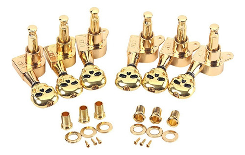 24 Calavera Shaped Guitar Tuning Keys 6r Aa