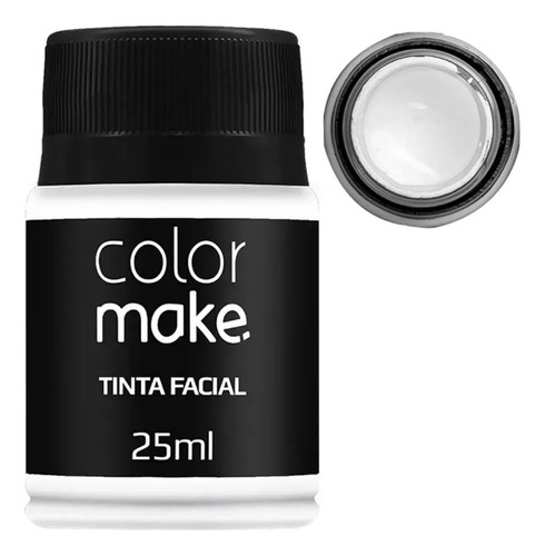 Tinta Líquida 25 Ml Color Make Pintura Facial E Corporal