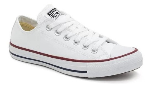 Tênis Converse All Star Branco Couro