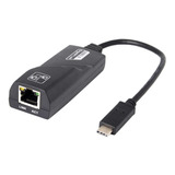 Cabo Adaptador Tipo C Para Rj45 Rede Lan Gigabit 1000mbps