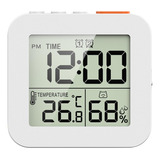 Relógio Digital Com Despertador, Termômetro Higrômetro