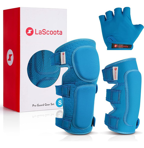 Lascoota Kids Juego De Rodilleras Y Coderas | Guantes Protec