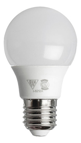 Lamp Led Clasica 5w E27 Bc X 10 U. Sica Color De La Luz Blanco Cálido