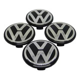 Kit X 4 Tapas Para Centro De Llanta Vw Gol Fox Suram Bora