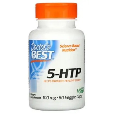 Doctor's Best | 5-HTP 100mg | Aminoácido 5-Hydroxy-L-Tryptophan | 60 Cápsulas Vegetales | Suplemento Vegano | Fórmula Natural Científicamente Probada | Envío gratis