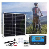 Kit Panel Solar Con De Controlador 100a 100w 12v