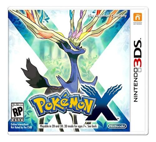 Jogo Pokémon X Nintendo 3ds Midia Fisica Novo Original