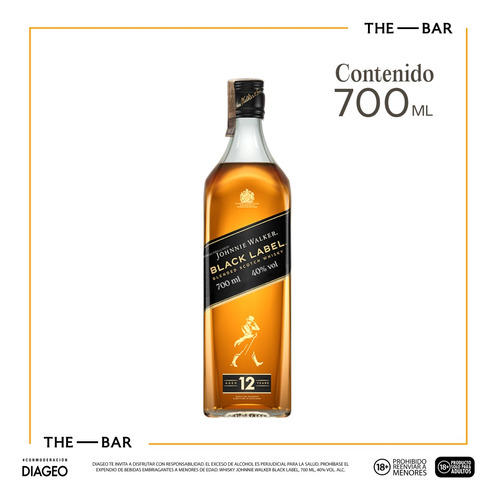 Whisky Johnnie Walker Black Label 700 Ml