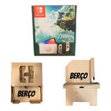 Caixa Vazia Compatível Com Nintendo Switch Zelda Com Berço