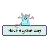 Doorable Farm Have A Great Day - Mouse Mediano