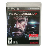 Meta Gear Solid V Ground Zeroes Playstation Ps3