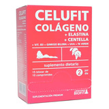 Celufit Colágeno Biofit 150 Comp, Elastina Centella Vita B3 Sabor Sin Sabor