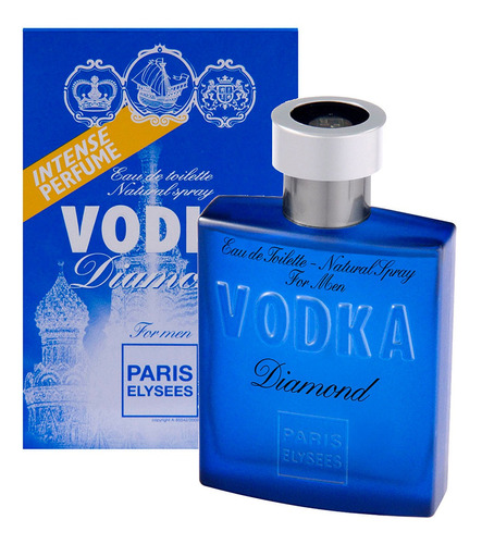 Perfume Vodka Diamond 100ml Edt - Paris Elysees