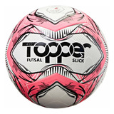 Bola De Futsal Slick 2020 Topper Cor Rosa Neon/preto