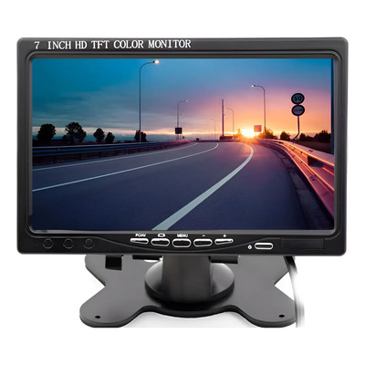Tela Monitor Lcd 7 Polegas Colorida Hdmi Vga Av Dc | Frete grátis
