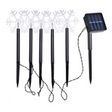 5 Luces Solares Exterior Guirnaldas Solares Lampara Jardin 