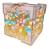 Zt Brillante Tulipán Cubo For Dormitorio Salón Escritorio