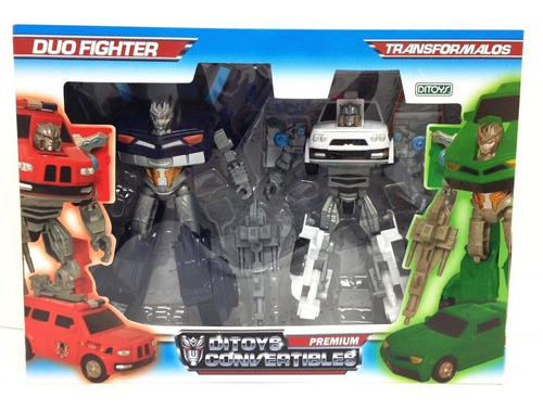 Ditoys Convertibles Auto Transformers Duo Fighter 1767
