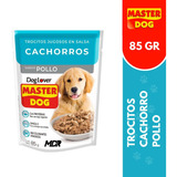 Máster Dog Trocitos Jugoso Cachorro Carne 85gr X10 Und | Mdr